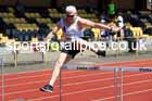 Mens hurdles, 2024 NE Masters Track and Field Champs., Monkton Stadium, Jarrow.  Photo: David T. Hewitson/Sports for All Pics